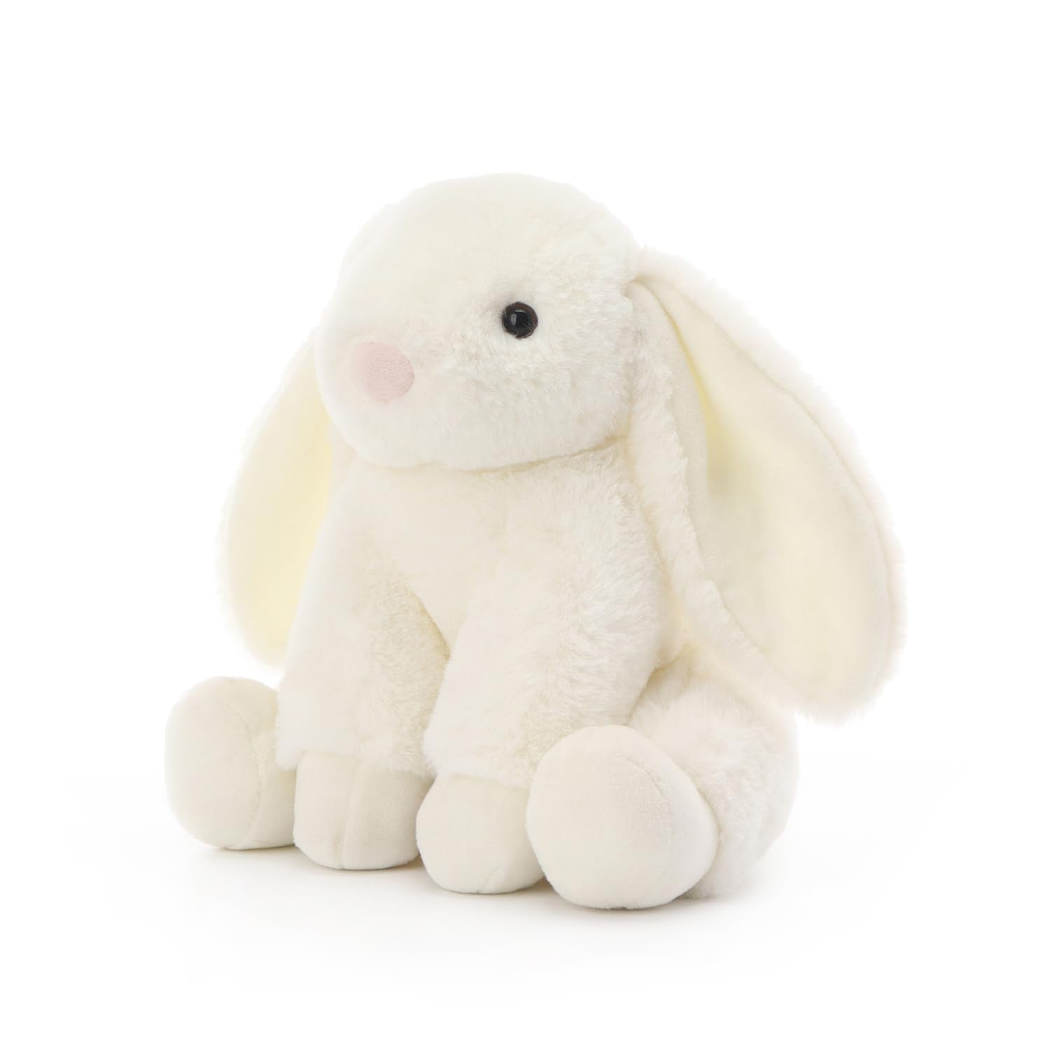 Apricot Lamb – Kuscheltier Weiß Hase 20 cm –Plüsch Spielzeug Plüschtier für Kinder und Baby–Flauschiger Stofftier zum Spielenn– Plüsch Kaninchen