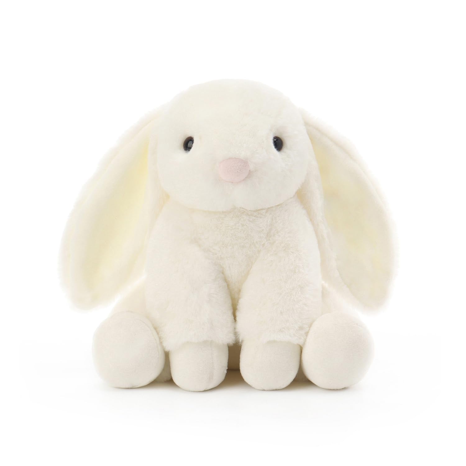 Apricot Lamb – Kuscheltier Weiß Hase 20 cm –Plüsch Spielzeug Plüschtier für Kinder und Baby–Flauschiger Stofftier zum Spielenn– Plüsch Kaninchen