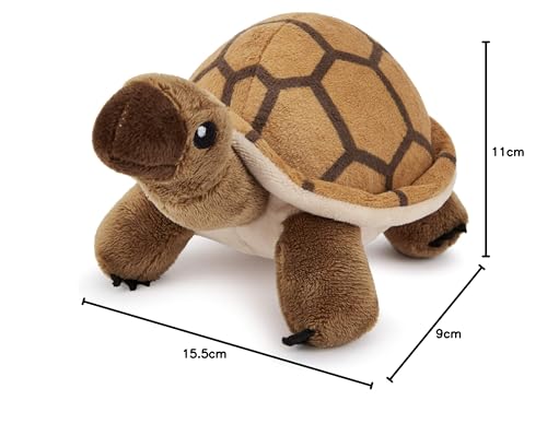 Zappi Co Kinder Kuschelweiches Plüschtier - Perfekte kuschelige Spielgefährten für Kinder Geburtstage und besondere Anlässe(12-15cm) (Schildkröte)