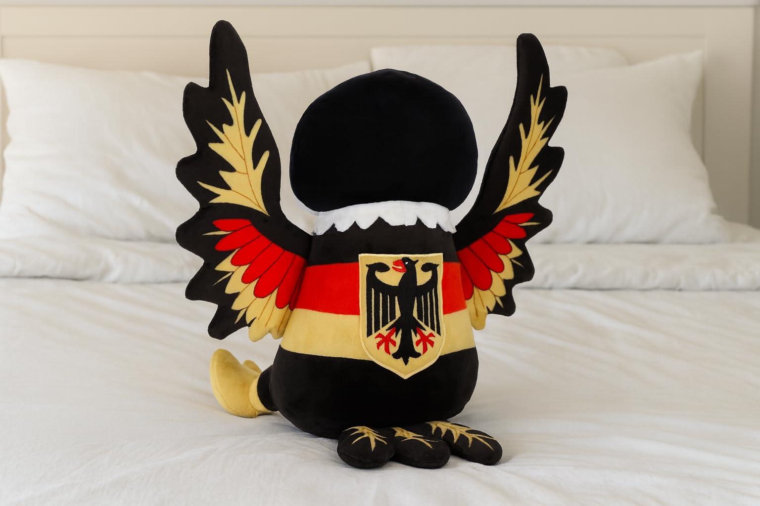 ProSx Kuscheltier I Individuell I Kuschelkissen aus Plüsch I Plüschtiere mit Flaggendesigns I Geschenkidee für Kinder & Erwachsene I 25-30cm I Teddy Buddy zum Kuscheln Baby & Mädchen (Deutschland)