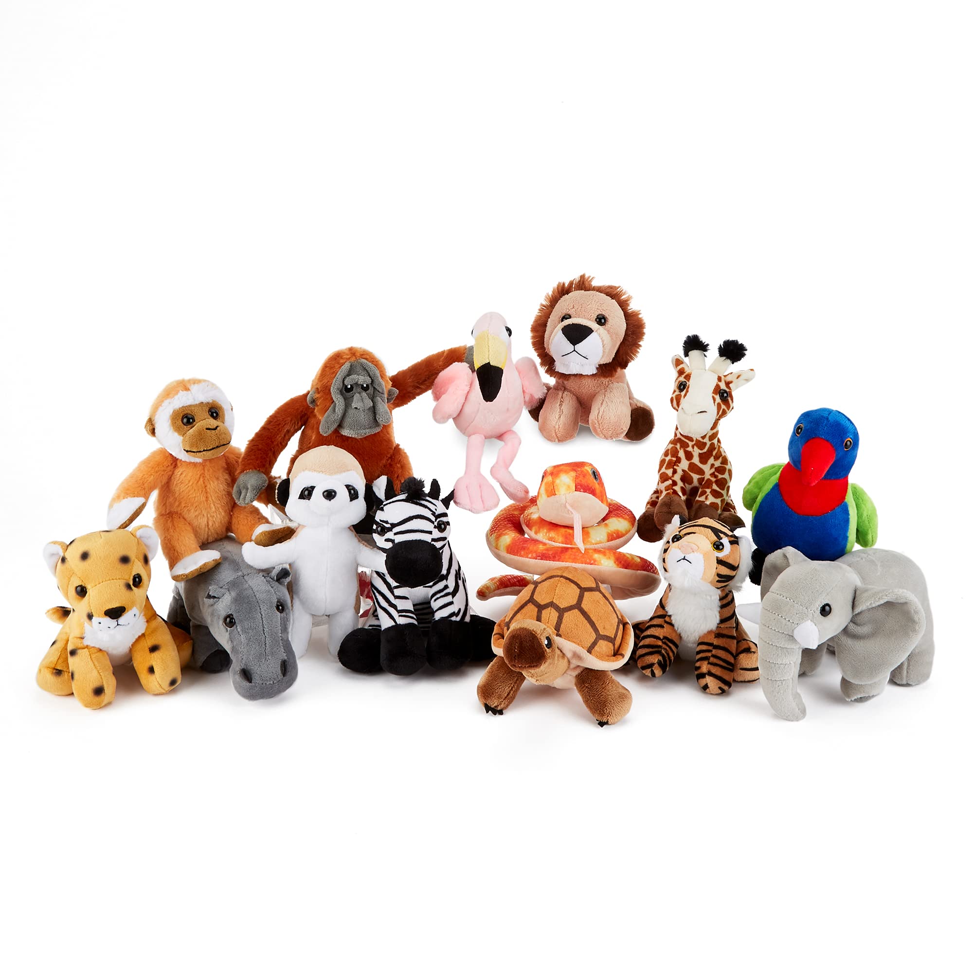 Zappi Co Kinder Kuschelweiches Plüschtier - Perfekte kuschelige Spielgefährten für Kinder Geburtstage und besondere Anlässe(12-15cm) (Schildkröte)