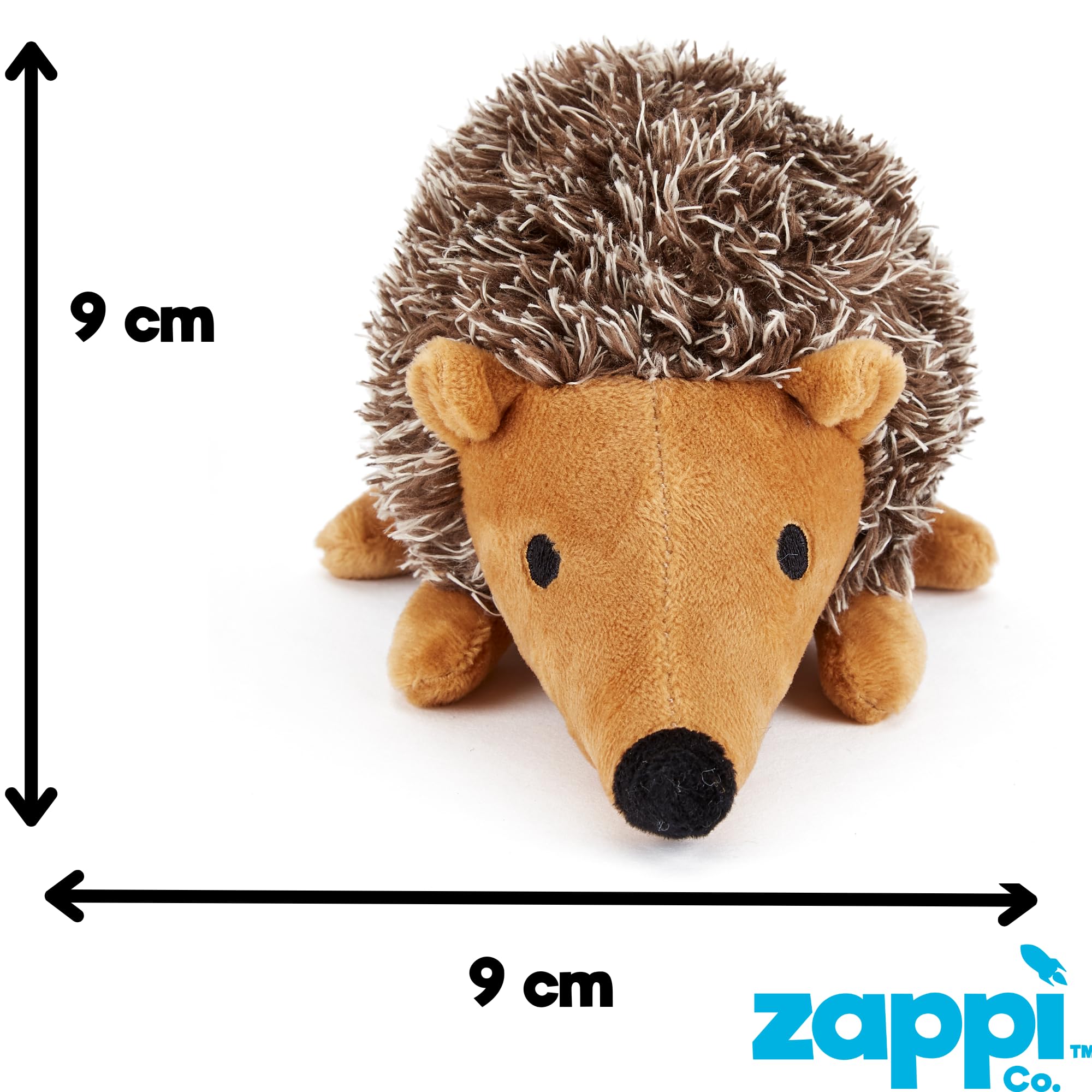 Zappi Co Kinder Kuschelweiches Plüschtier - Perfekte kuschelige Spielgefährten für Kinder Geburtstage und besondere Anlässe(12-15cm) (Igel)